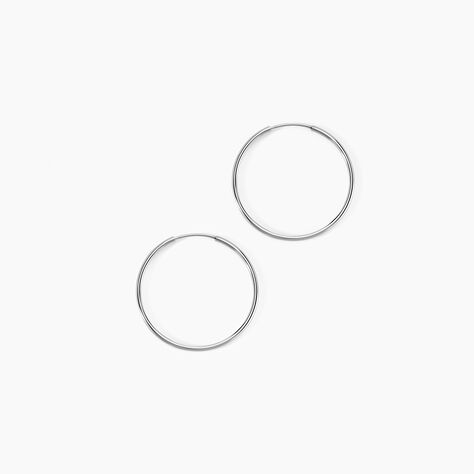 Cr&eacute;oles Dominae Or Blanc - Cr&eacute;oles Femme | Marc Orian