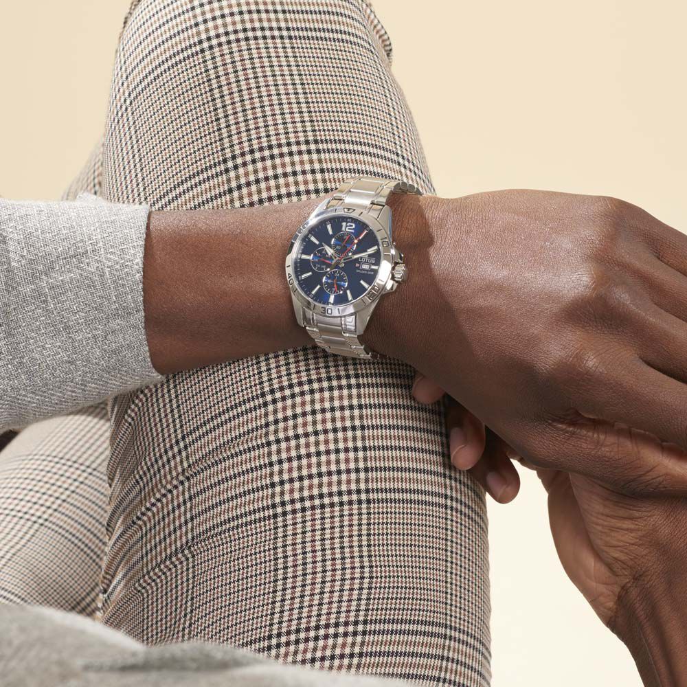 Montre Lotus Multifonction Bleu - HIMHBQB8450 • Marc Orian | Bijouterie en  ligne