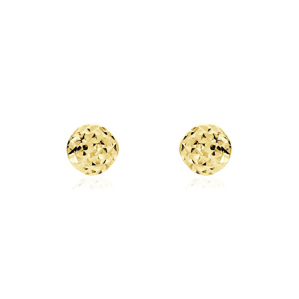 Boucles D'oreilles Puces Dada Or Jaune - Puces Femme | Marc Orian