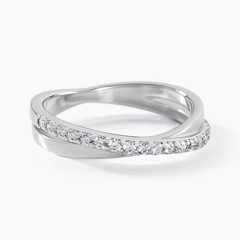 Bague Isolde Argent Blanc Oxyde De Zirconium - Bagues avec pierre Femme | Marc Orian