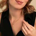 Collier Poem Argent Jaune P&eacute;ridot Oxyde De Zirconium - Colliers avec pierres Femme | Marc Orian