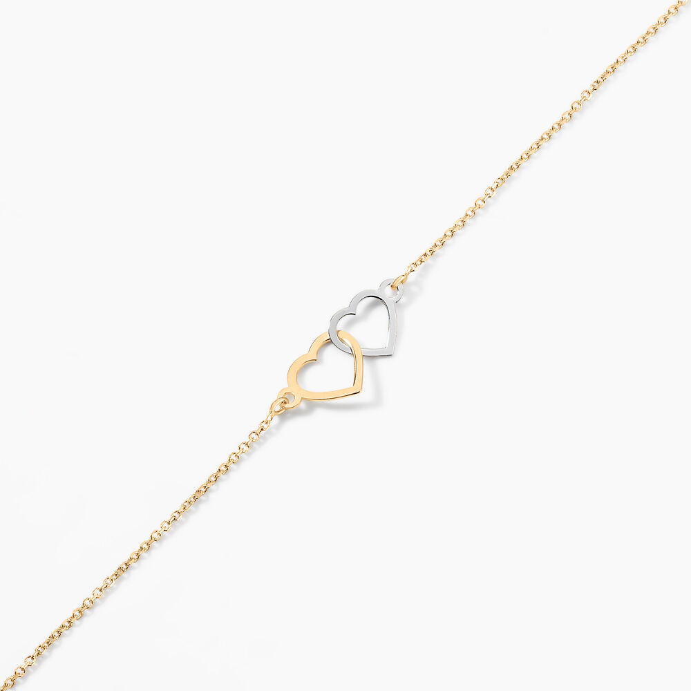 Bracelet Eleno Or Bicolore - Bracelets Anneaux Entrelaces Femme | Marc Orian