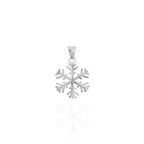 Pendentif Herbertine Flocon Or Blanc - Pendentifs Femme | Marc Orian