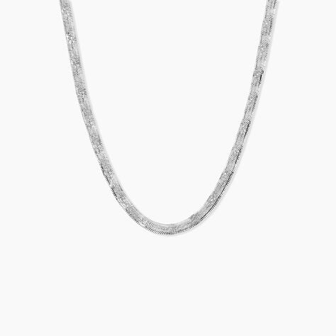 Collier Leonte Argent Blanc - Colliers fantaisie Femme | Marc Orian