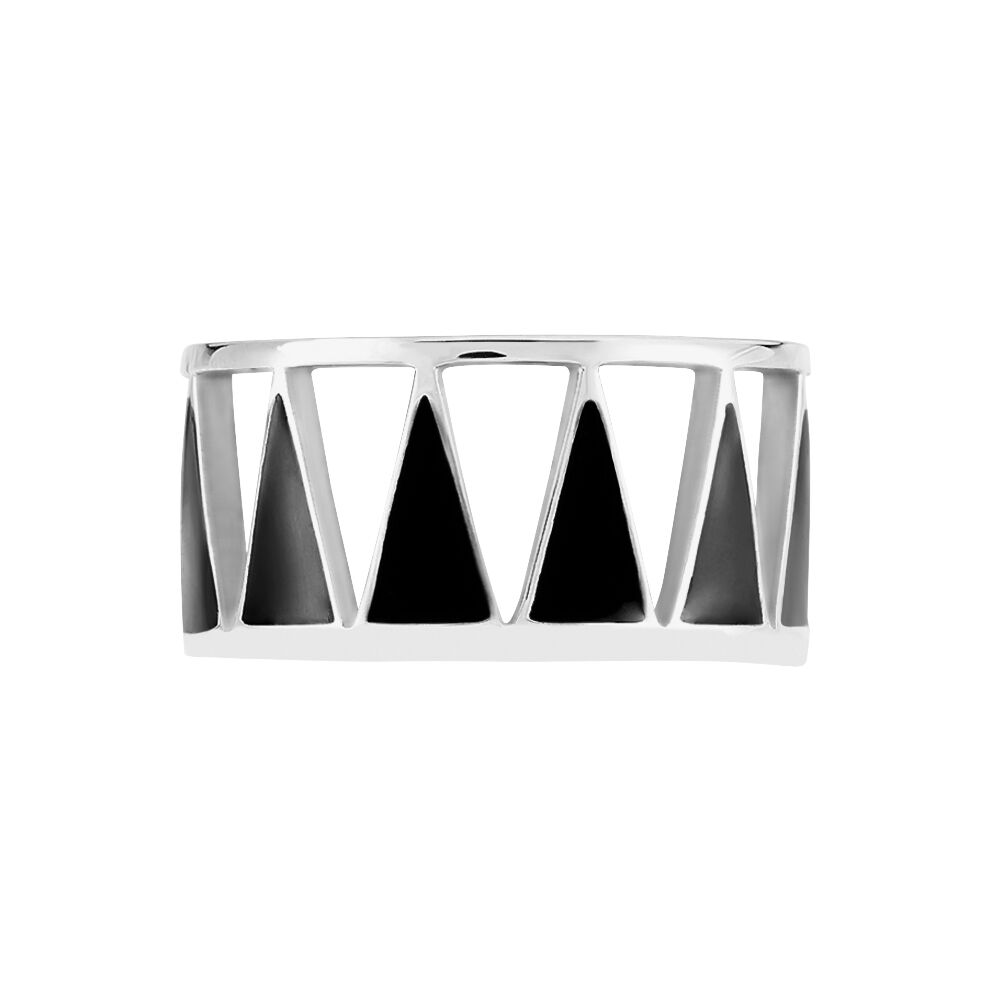Bague Tiana Acier Blanc - Bijoux fantaisie Femme | Marc Orian