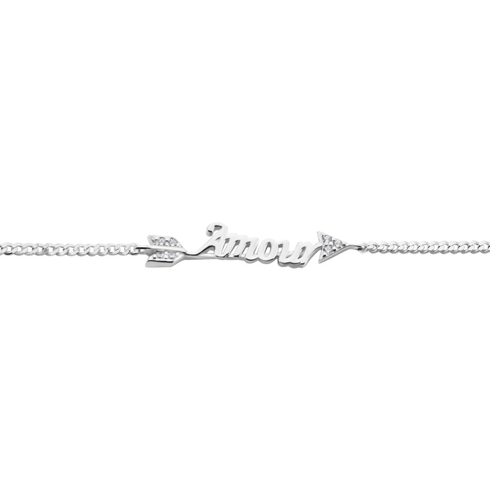 Bracelet Argent Ronky Oxydes De Zirconium - Bracelets chaînes Femme | Marc Orian