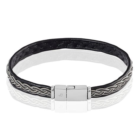 Bracelet Alaoua Acier Blanc - Bracelets cuir Homme | Marc Orian