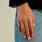 Bague Poem Argent Jaune P&eacute;ridot - Bijoux fantaisie Femme | Marc Orian