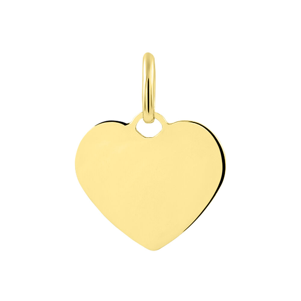 Pendentif Ange Coeur Or Jaune - M&eacute;dailles et m&eacute;daillons Famille | Marc Orian