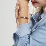 Bracelet Jonc Argent Jaune - Bracelets joncs Femme | Marc Orian