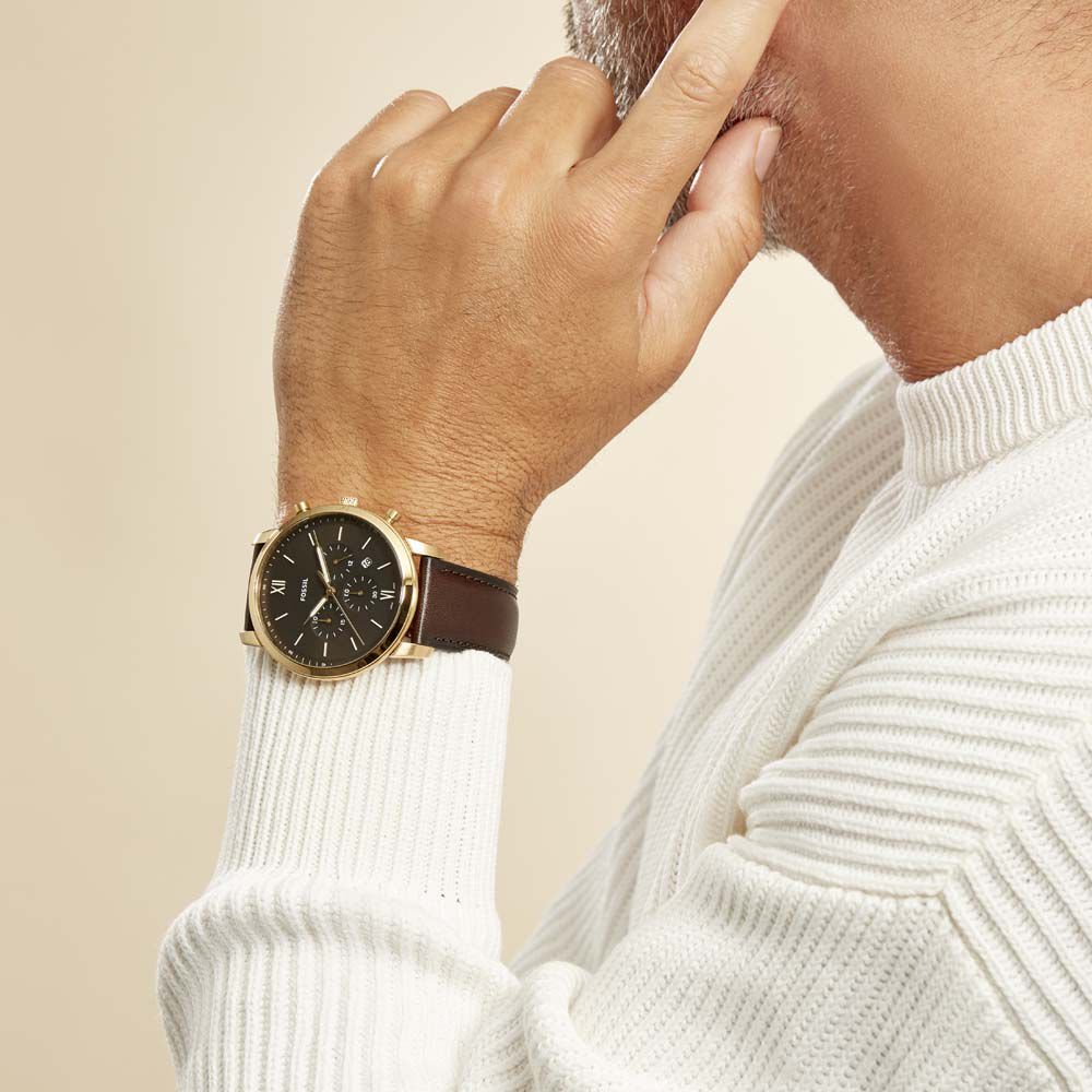 Montre  Fossil Neutra Chrono Noir - Montres étanches Homme | Marc Orian