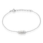 Bracelet Elies Argent Blanc Oxyde De Zirconium - Bracelets fantaisie Femme | Marc Orian