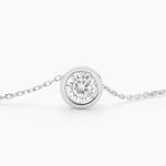 Collier Columbine Or Blanc Oxyde De Zirconium Blanc - Colliers avec pierres Femme | Marc Orian