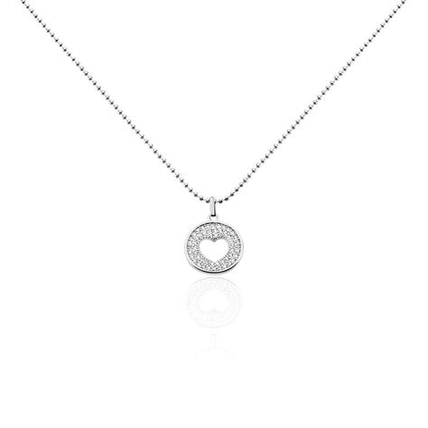Collier Argent Blanc Cantien Oxyde - Colliers fantaisie Femme | Marc Orian