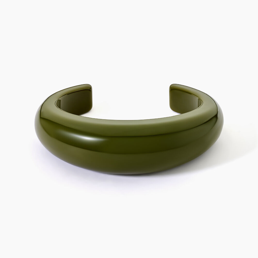 Bracelet Jonc Clarys R&eacute;sine Vert - Bracelets Femme | Marc Orian