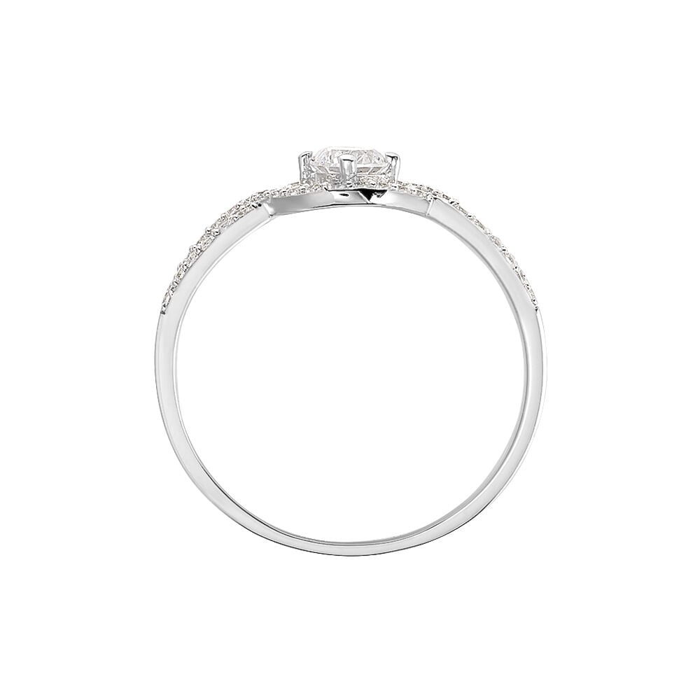 Bague Katerina Argent Blanc Oxyde De Zirconium - Bijoux fantaisie Femme | Marc Orian