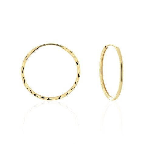 Cr&eacute;oles Valerina Or Jaune - Cr&eacute;oles Femme | Marc Orian