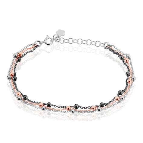 Bracelet Anfel Argent Tricolore - Bracelets fantaisie Femme | Marc Orian