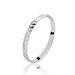 Alliance Calista Diamantee Demi Jonc Classique Or Blanc - Alliances duo Unisex | Marc Orian