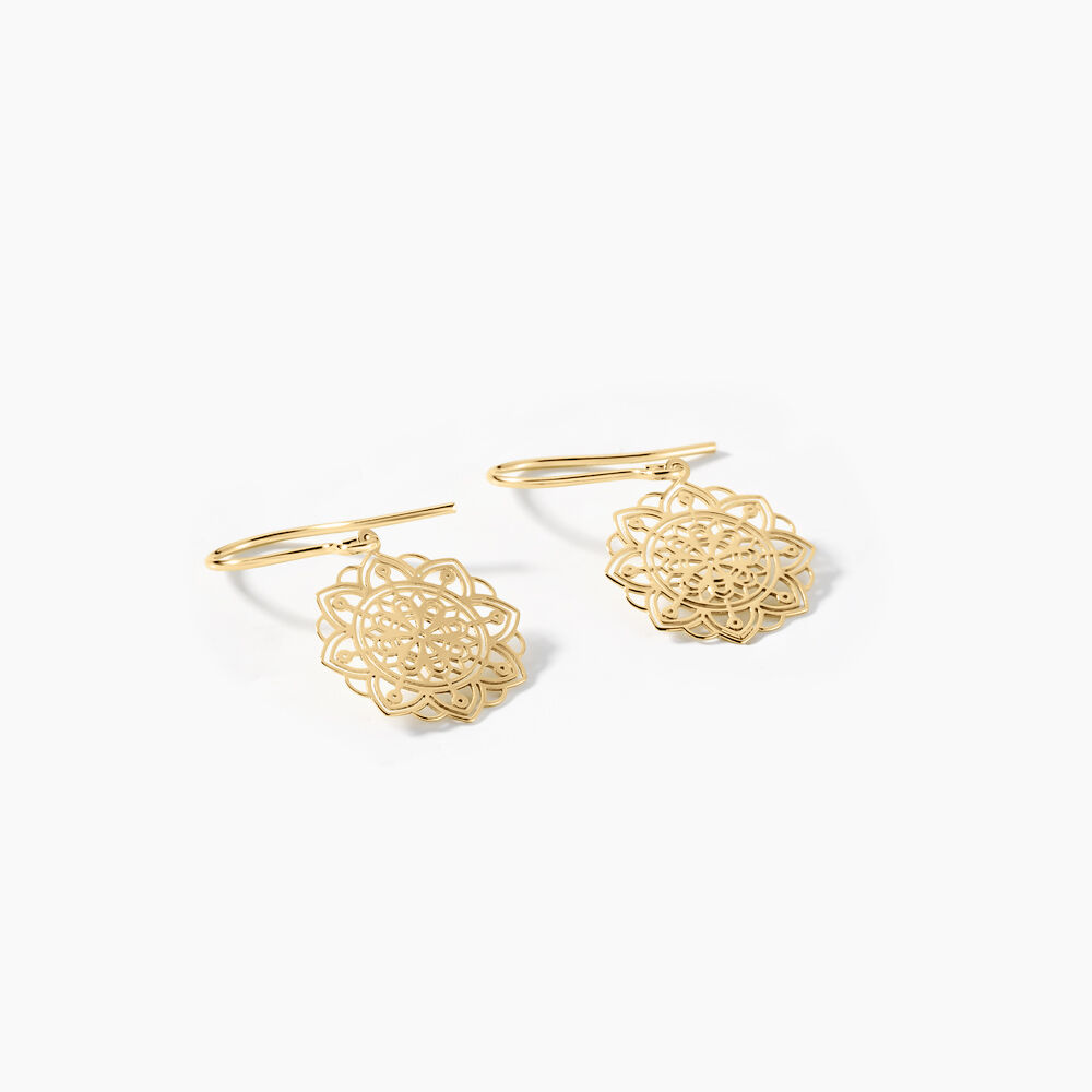 Boucles D'oreilles Pendantes Jovita Or Jaune - Pendantes Femme | Marc Orian