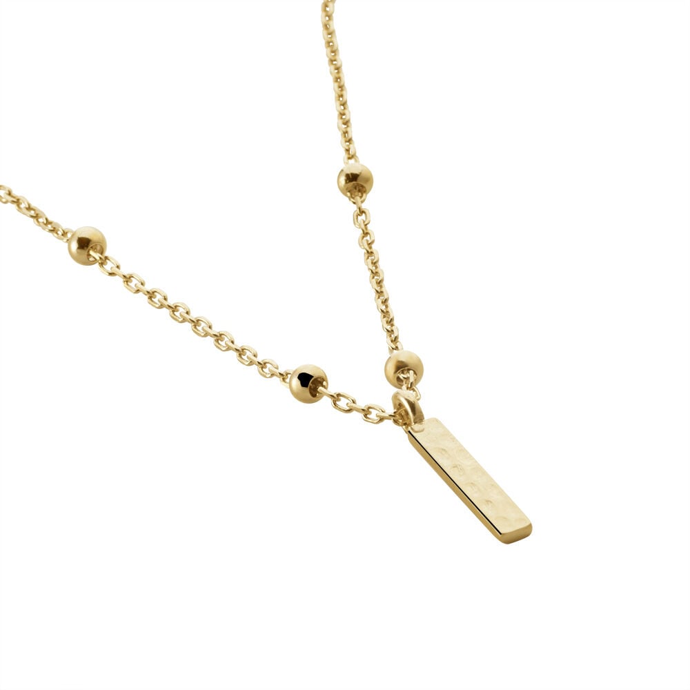 Collier Plaqué Or Jaune Lettra - Colliers fantaisie Femme | Marc Orian