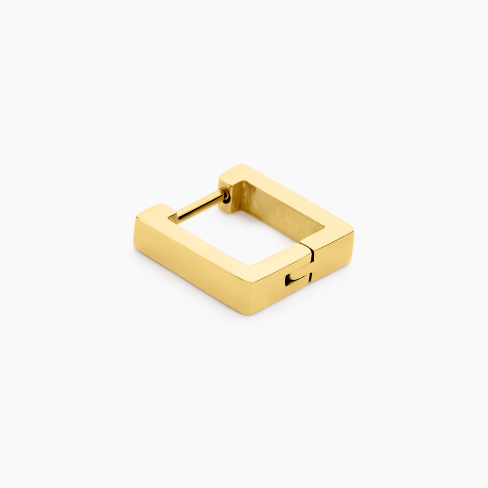 Créole Unitaire Amalfi Acier Jaune - Piercings d'oreilles Homme | Marc Orian