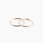 Cr&eacute;oles Dominae Or Rose - Cr&eacute;oles Femme | Marc Orian