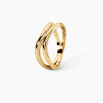 Bague Omega Argent Dor&eacute; A L'Or 750/1000 - Bagues dor&eacute;es Femme | Marc Orian