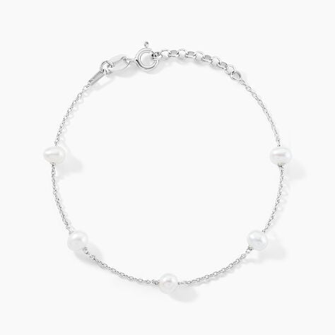 Bracelet Perlita Argent Blanc Perle De Culture - Bracelets fantaisie Femme | Marc Orian