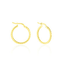 Créoles Bartimee Or Jaune - Boucles d'oreilles Créoles Femme | Marc Orian