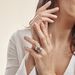 Bague Juste Argent Blanc - Bagues grosses Femme | Marc Orian