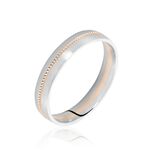 Alliance Or Bicolore Perle - Alliances duo Unisex | Marc Orian