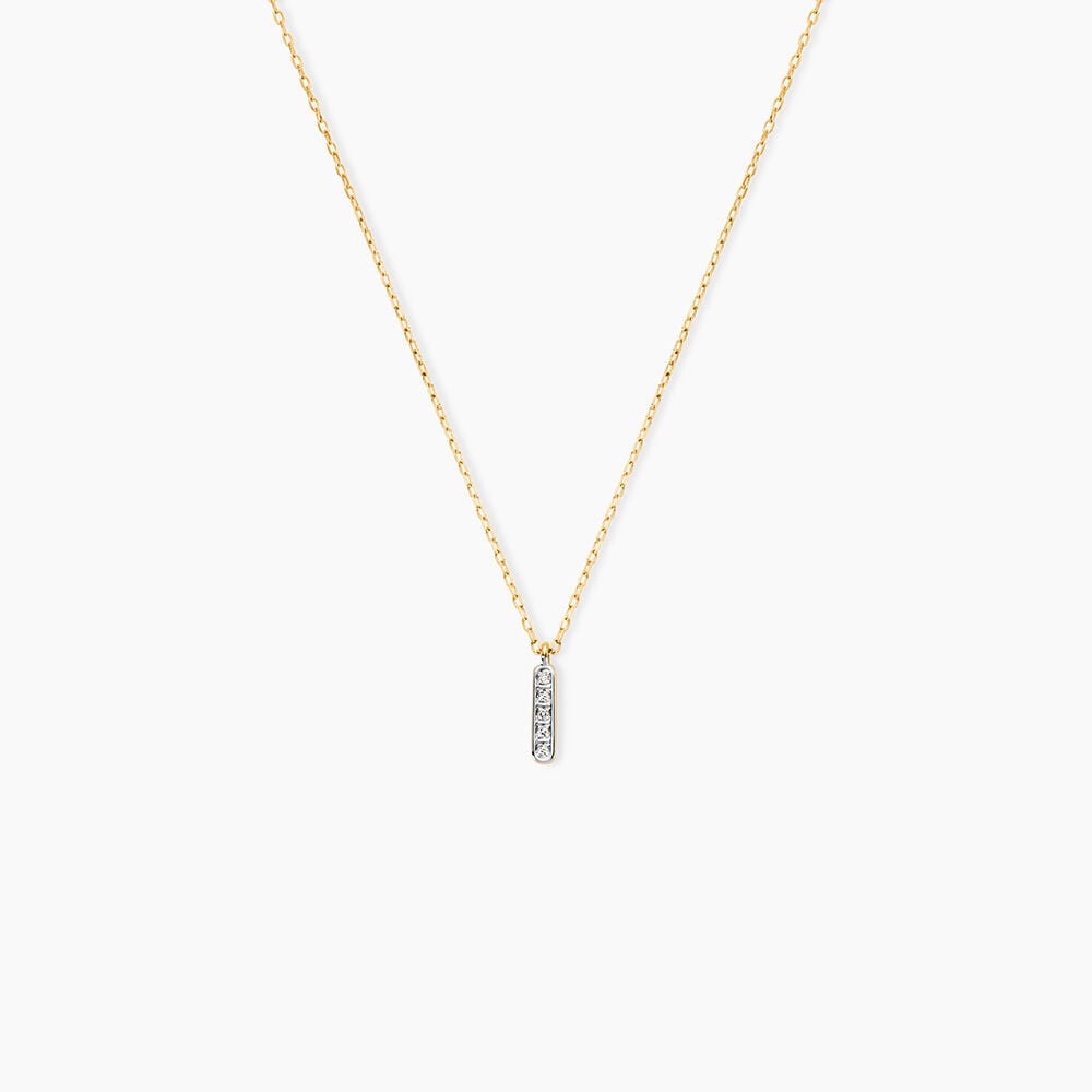 Collier Rosalin Or Jaune Diamant - Colliers avec pierres Femme | Marc Orian