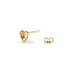 Boucles D'oreilles Puces Izild Or Jaune Rubis - Boucles d'oreilles mariage Femme | Marc Orian