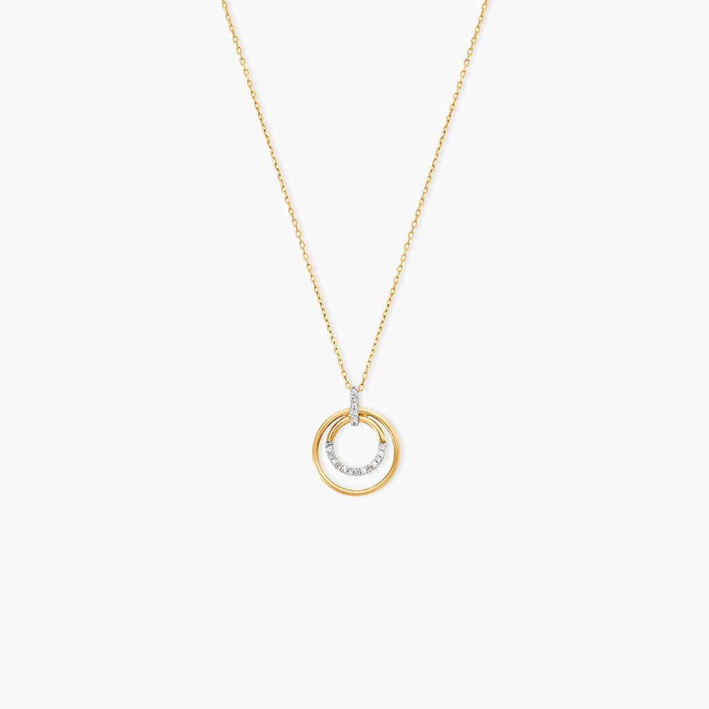 Collier Mellisse Or Jaune Diamant - Colliers avec pierres Femme | Marc Orian