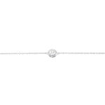 Bracelet Court Argent Blanc Laureano Oxyde De Zirconium - Bracelets fantaisie Femme | Marc Orian