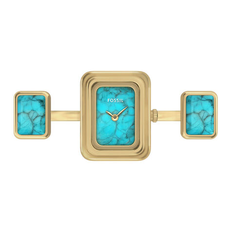 Montre Fossil Raquel Watch Ring Bleu - Montres &eacute;tanches Femme | Marc Orian