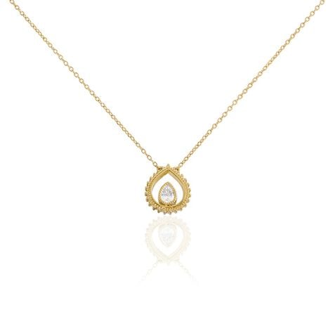 Collier Plaqué Or Lauro Oxyde De Zirconium - Colliers avec pierres Femme | Marc Orian