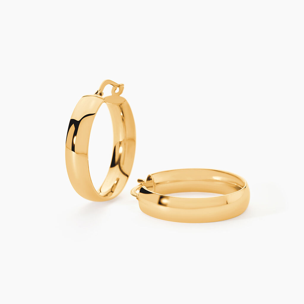 Cr&eacute;oles Terezia Or Jaune - Cr&eacute;oles Femme | Marc Orian