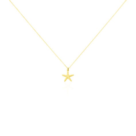 Collier Or Jaune Aenor Motif Etoile De Mer - Colliers ete Femme | Marc Orian