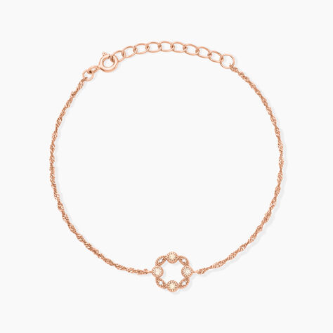 Bracelet Eugenie Argent Rose Oxyde De Zirconium - Bracelets chaînes Femme | Marc Orian