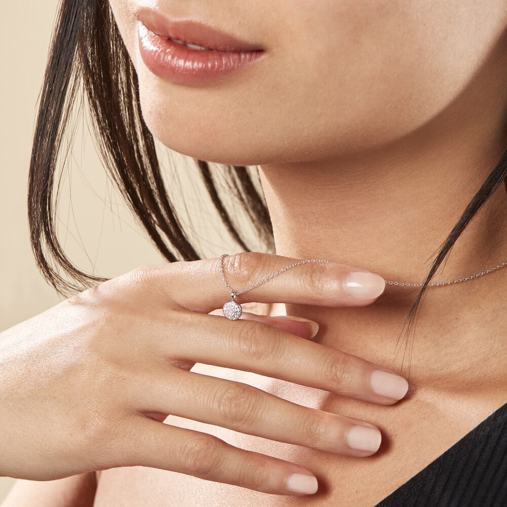 Collier Argent Victorin Oxydes De Zirconium - Colliers avec pierres Femme | Marc Orian