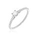 Bague Solitaire Or Blanc Nyala Diamants - Solitaires Femme | Marc Orian