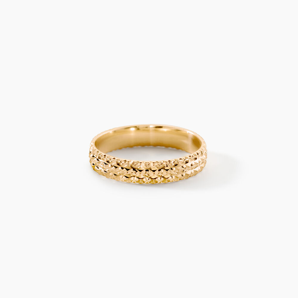 Alliance Roxie Ruban Plat Or Jaune - Alliances duo Unisex | Marc Orian