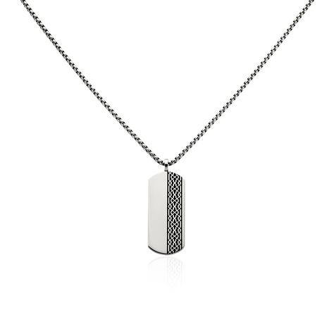 Collier Jelka Acier Blanc - Colliers Homme | Marc Orian