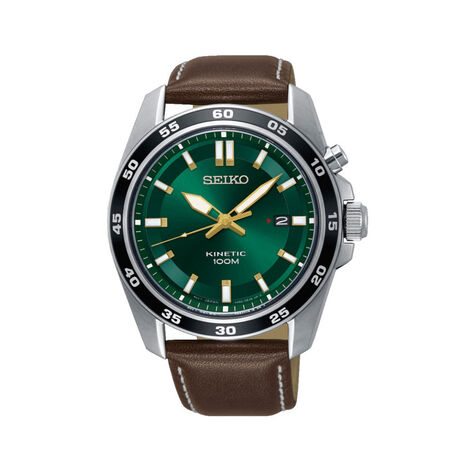 Montre Seiko Sport Kinetic Vert - Montres &eacute;tanches Homme | Marc Orian