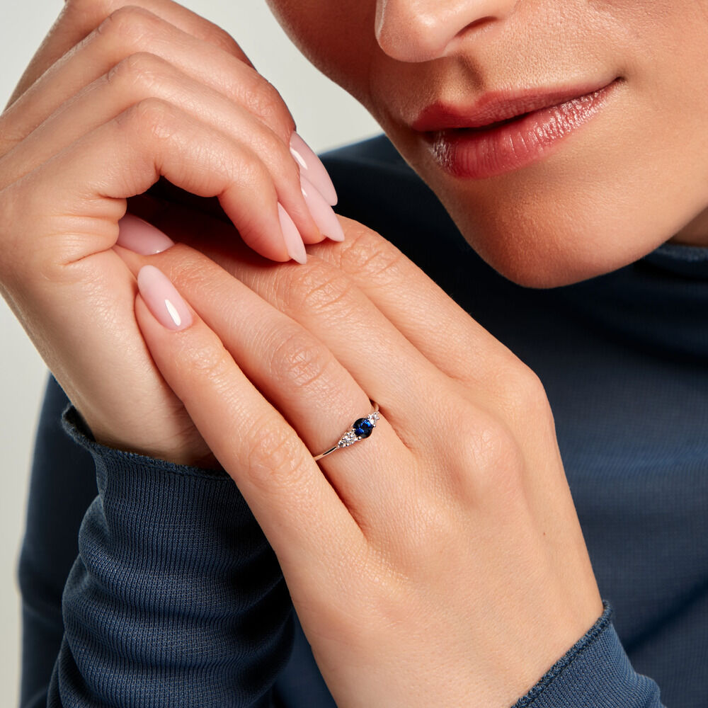 Bague Maiwen Argent Blanc Oxyde De Zirconium - Bijoux fantaisie Femme | Marc Orian