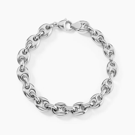 Bracelet Phebus Him Badice Acier Blanc - Bracelets cha&icirc;nes Homme | Marc Orian