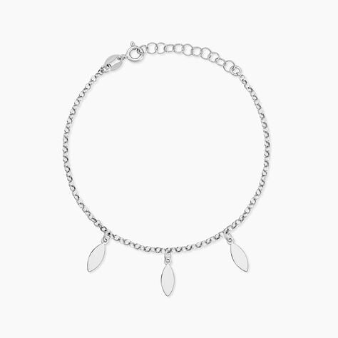 Bracelet Argent Blanc Osama - Bracelets fantaisie Femme | Marc Orian