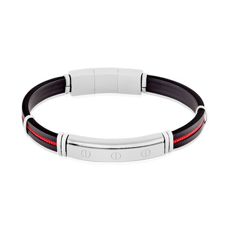 Bracelet Jourdan Magnus Caoutchouc Bleu - Bracelets cordons Homme | Marc Orian